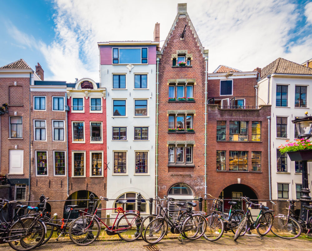 Niederlande Utrecht Häuser