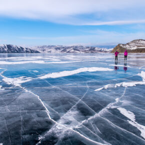 Russland Winter See