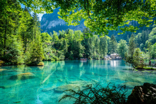 Schweiz Kandergrund Blausee