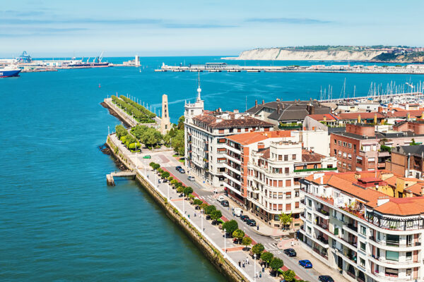 Spanien Bilbao Hafen