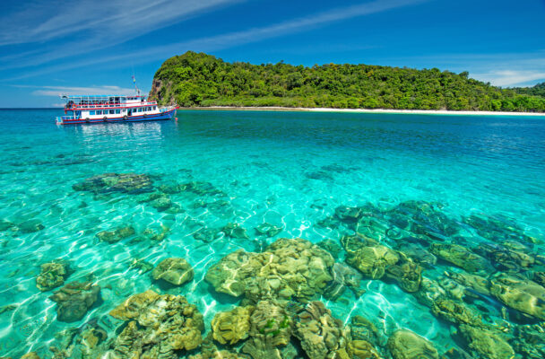 Thailand Koh Rok Felsen