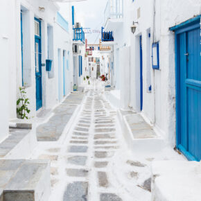 Griechenland Mykonos Gasse