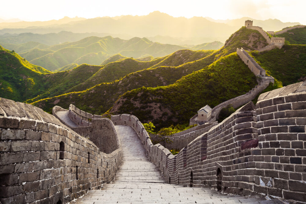 China Peking Mauer oben