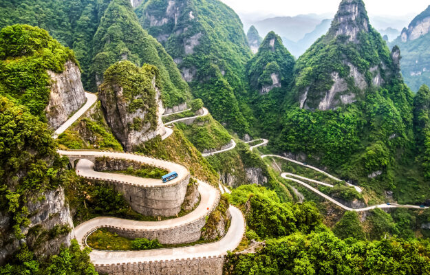China Berge Straße