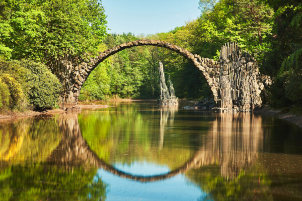 Deutschland Komlau Rakotzbrücke