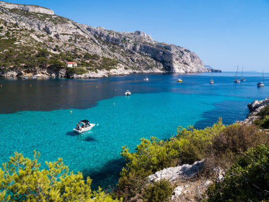 Frankreich Marseille Bay Of Calanques Sormiou