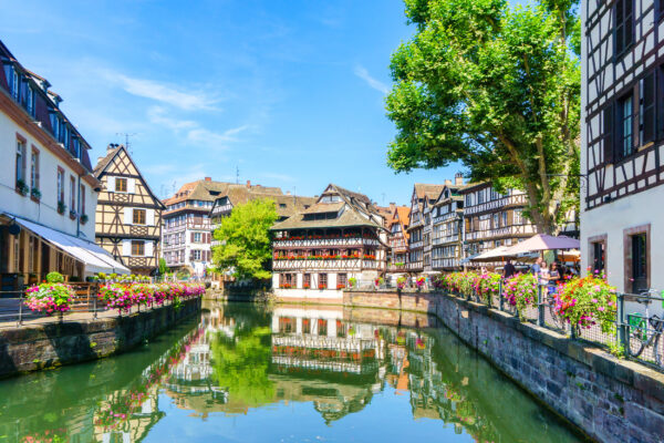 Frankreich Strassburg Fachwerk