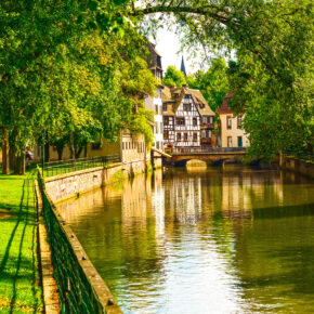 Frankreich Straßburg Kanal