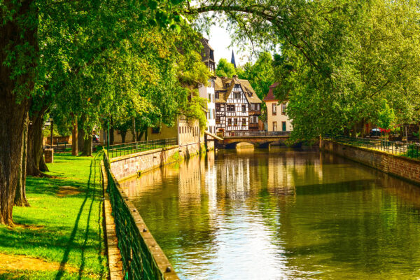 Frankreich Straßburg Kanal