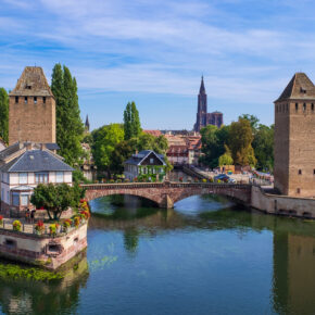 Frankreich Straßburg Ponts Couverts