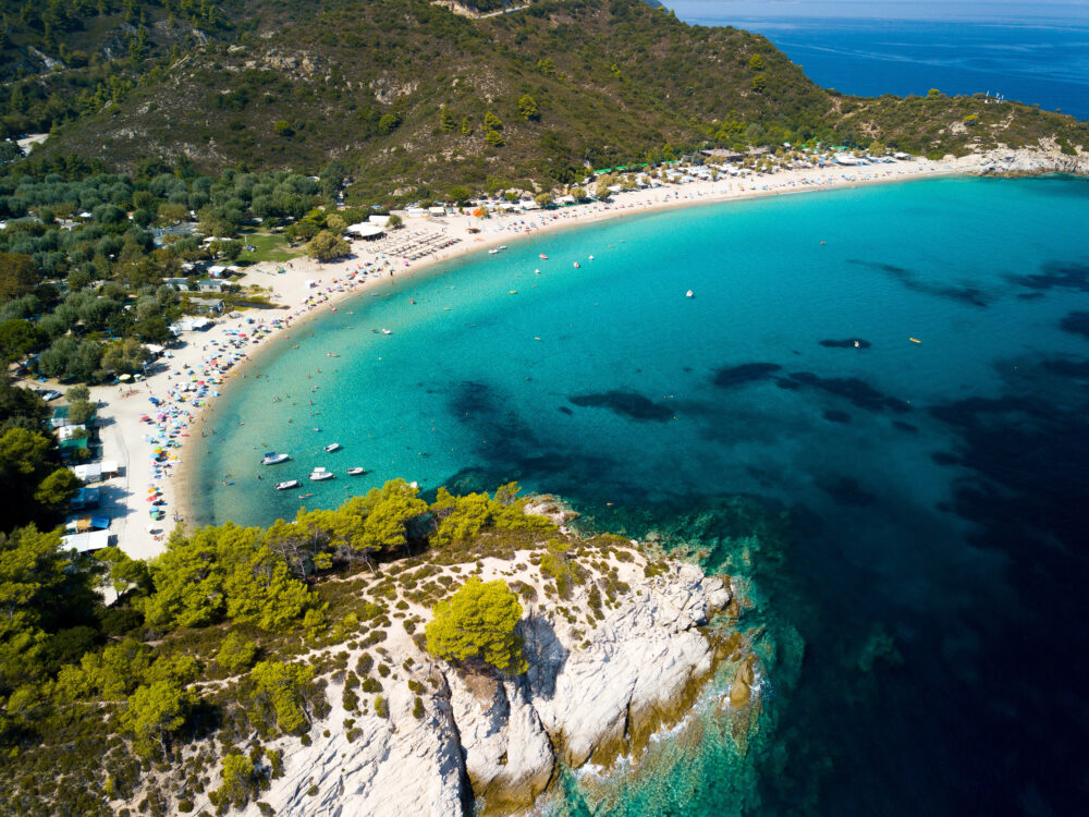 Griechenland Chalkidiki Küste oben