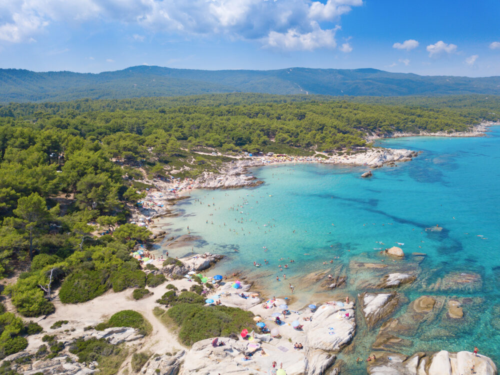 Griechenland Chalkidiki Sithonia Strand