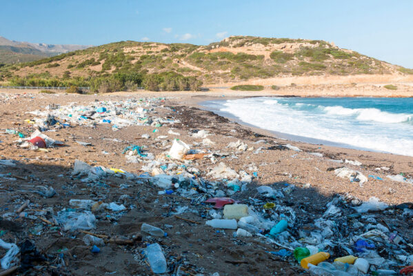 Griechenland Strand Müll
