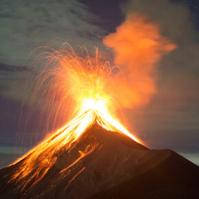 Guatemala Vulkan Fuego Artigua