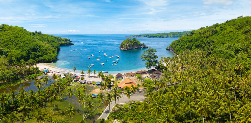 Indonesien Bali Nusa Penida Ausblick