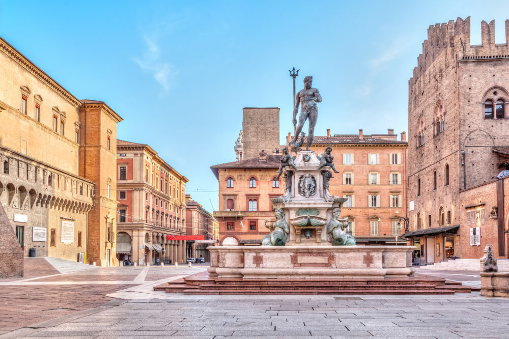 Italien Bologna Piazza del Nettuno