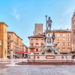 Italien Bologna Piazza del Nettuno