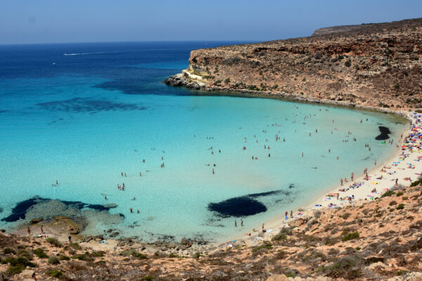 Italien Sizilien Lampedusa Rabbit Beach