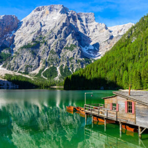 Italien Südtirol Dolomiten Lake Braies