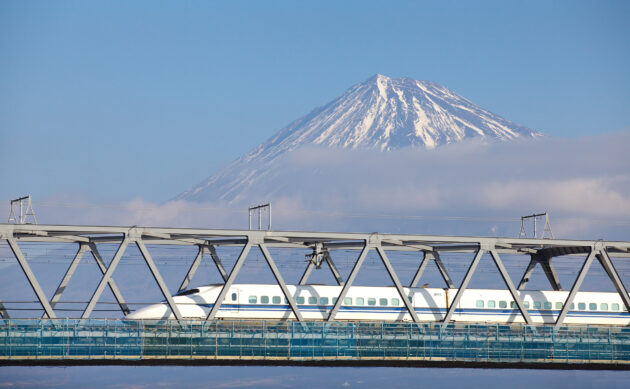 Japan Mount Fuji Shikansen