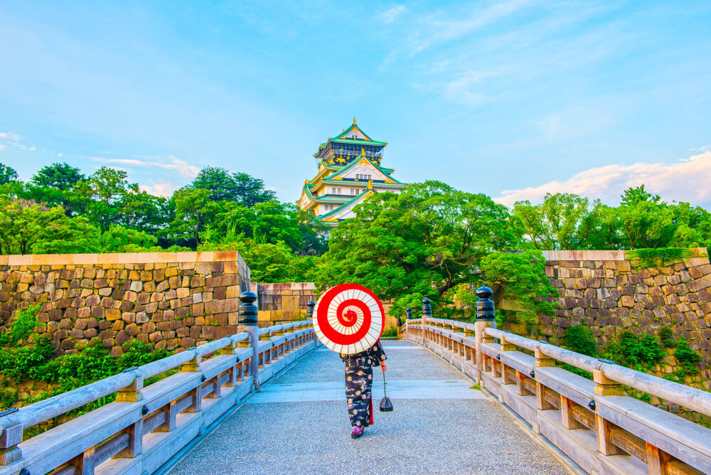 Japan Osaka Frau Castle