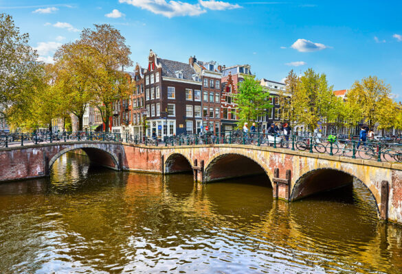 Niederlande Amsterdam Bruecke
