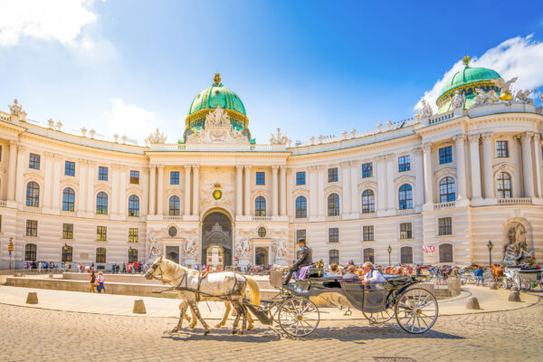Österreich Wien Hofburg Kutsche