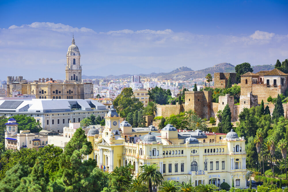 Spanien Malaga Alcazaba