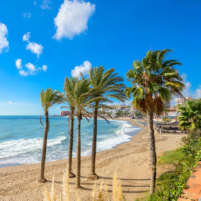 Spanien Malaga Promenade