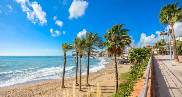 Spanien Malaga Promenade