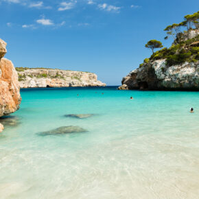 Spanien Mallorca Calo Des Moro Strand