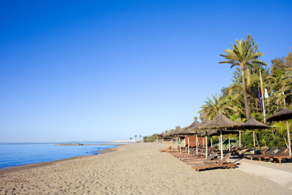 Spanien Marbella Strand