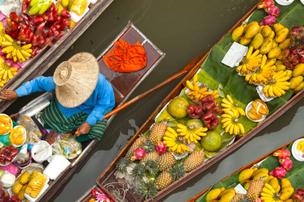 Thailand Floating Market Obst