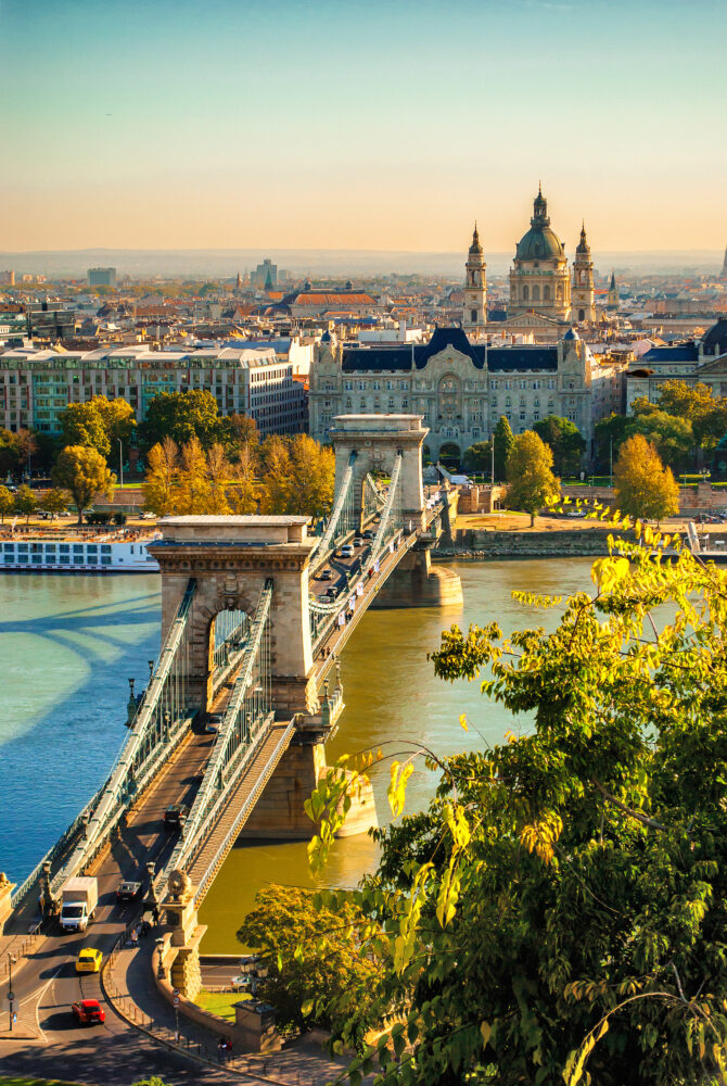 Ungarn Budapest Danube Fluss Brücke