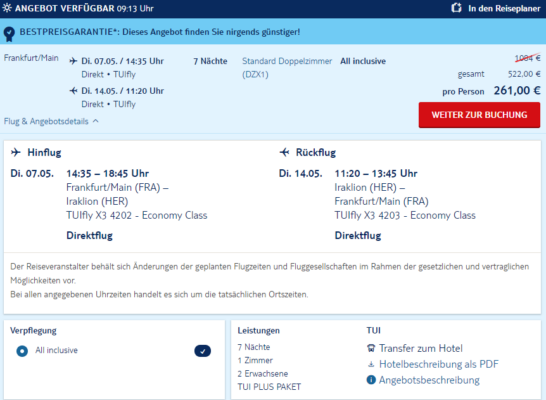 7 Tage Kreta