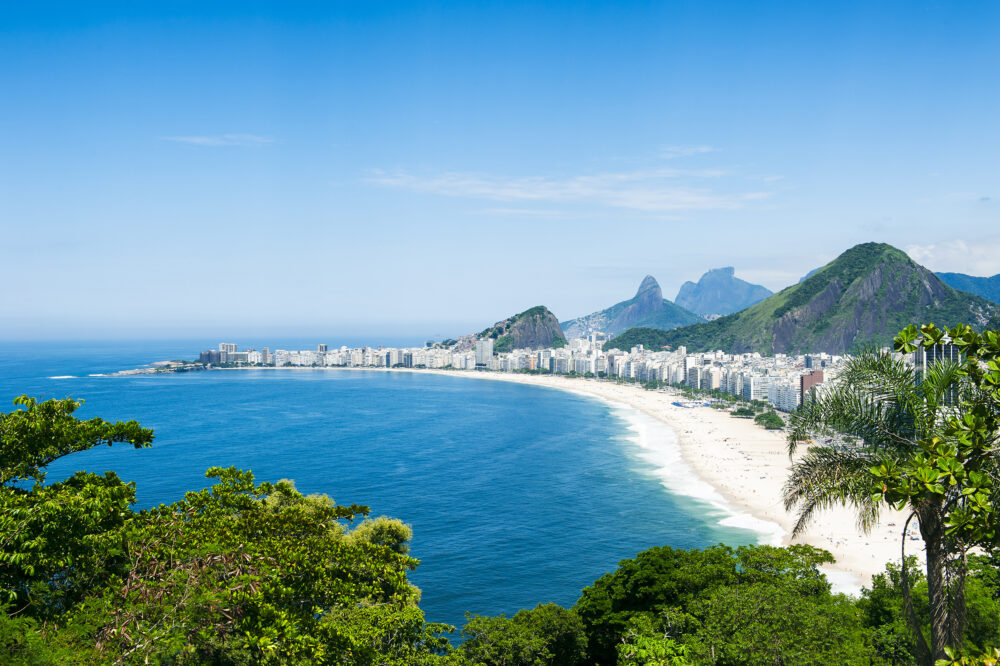 Brasilien Rio de Janeiro Strand Copacobana