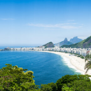 Brasilien Rio de Janeiro Strand Copacobana