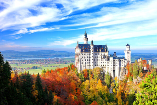 Deutschland Bayern Schloss Neuschwanstein