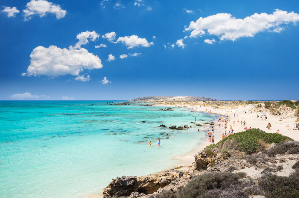 Griechenland Kreta Elafonissi Lagoon