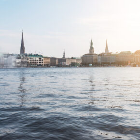 Hamburg Alster Jungfernstieg