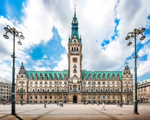 Hamburg Rathaus Frontal