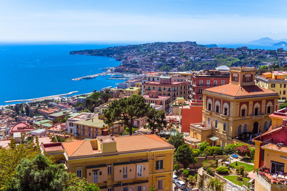 Italien Neapel Altstadt Ausblick