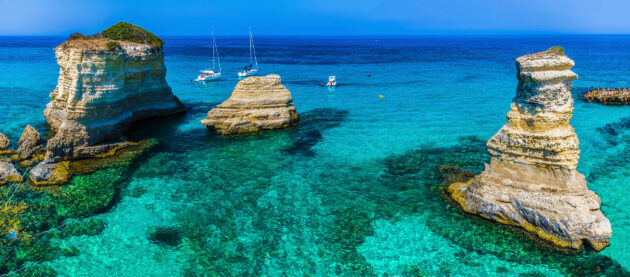 Italien Puglia Torre Sant Andrea Salento Küste