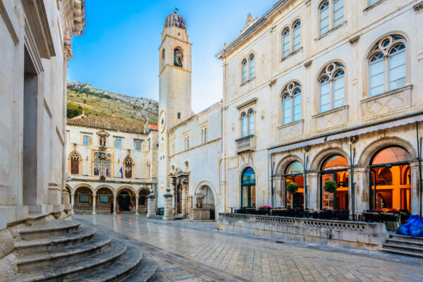 Kroatien Dubrovnik Altstadt Straße