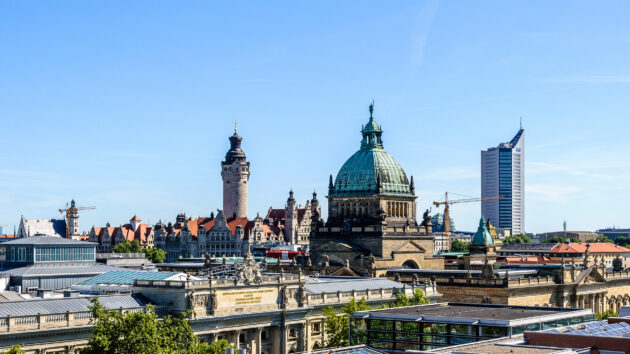 Leipzig Stadt Ausblick