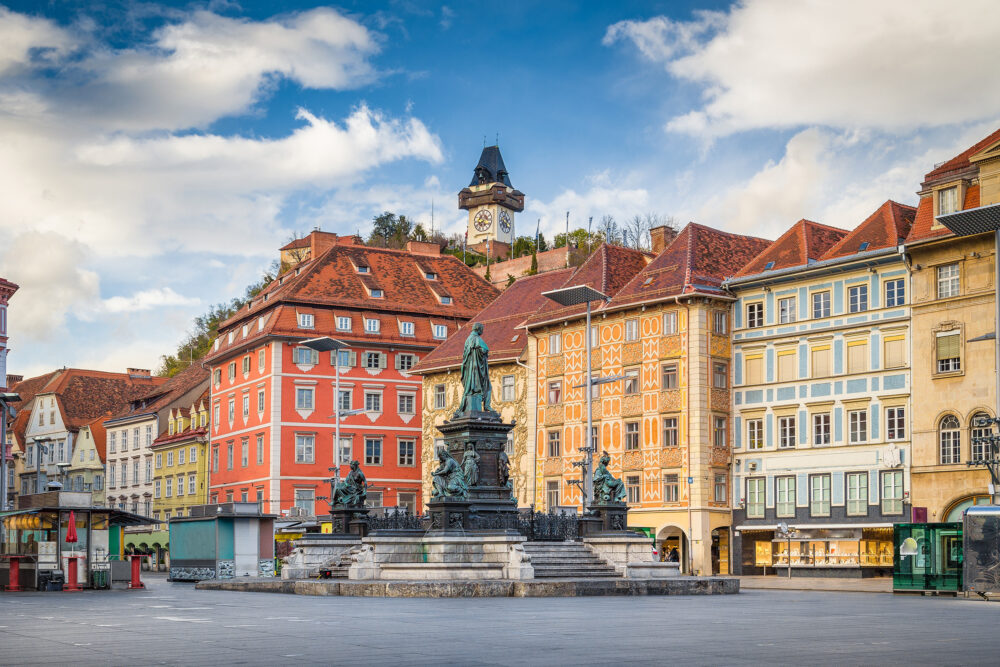 Österreich Graz Hauptplatz