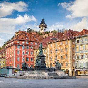 Österreich Graz Hauptplatz