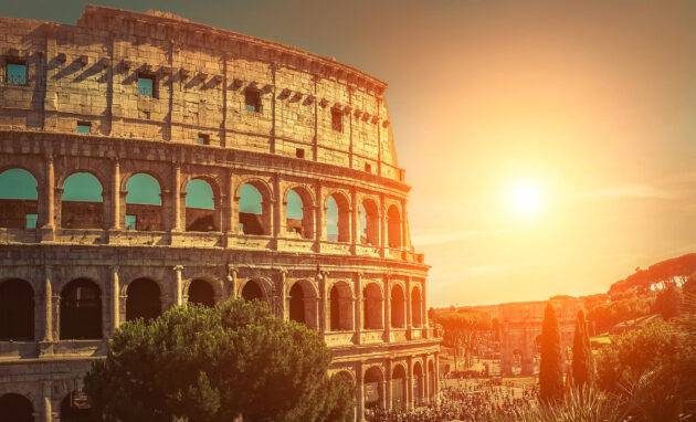 Rom Colloseum Sunset