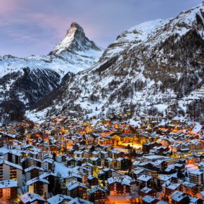 Skifahren & Schneemannbauen: 3 Tage in Zermatt in der Schweiz im guten Hotel ab nur 144€