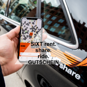 SIXT rent. share. ride. Gutschein: Spart 50% auf Eure Fahrt & zahlt nur 9ct/min auf Carsharing SIXT rent. share. ride. Gutschein: Spart 50% auf Eure Fahrt & zahlt nur 9ct/min auf Carsharing